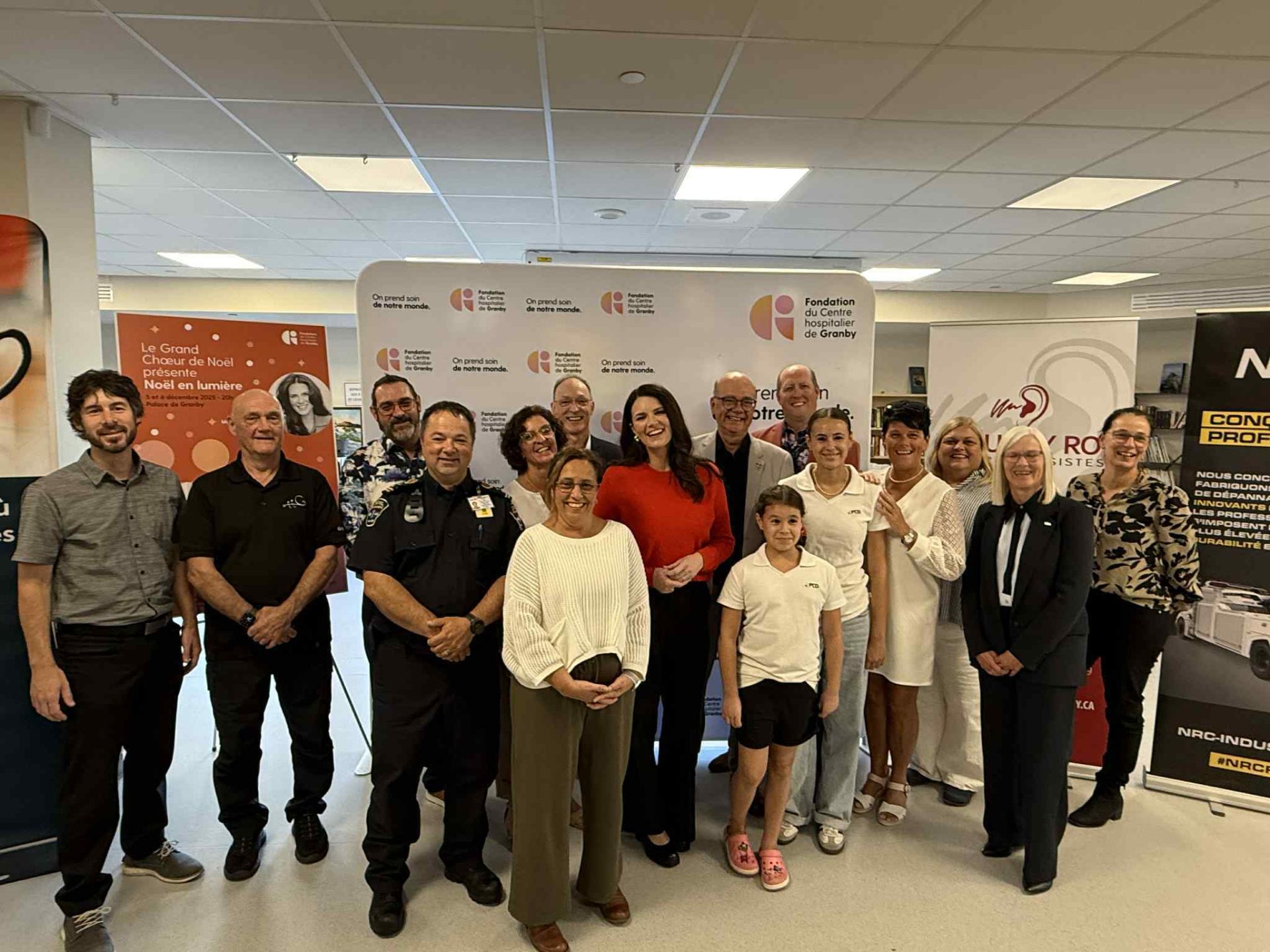 Grand Choeur de NOël de la Fondation du CHG, Marie-Eve Janvier, Fonds Placide Rodrigue et Fonds Louis-Philippe Janvier