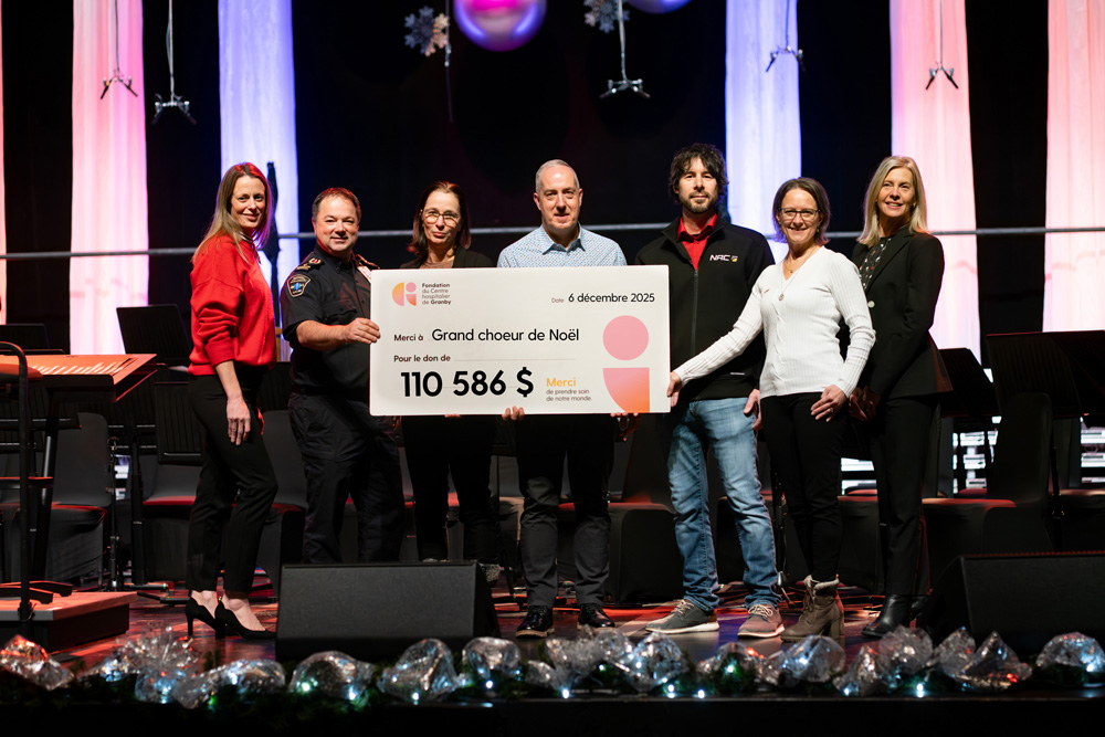 Le Grand Choeur de Noël de la Fondation du CHG Cancérologie Haute-Yamaska Granby