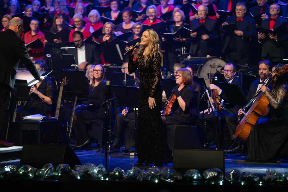 Le Grand Choeur de Noël de la Fondation du CHG Cancérologie Haute-Yamaska Granby Annie Villeneuve