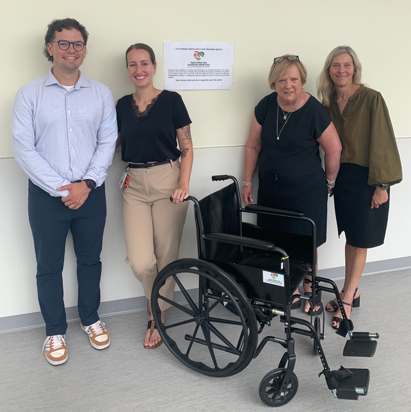 Ajout Fauteuils roulants Fondation du Centre hospitalier de Granby