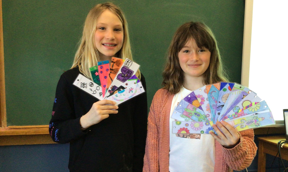 Julianne et Marilou école Saint-Joseph Fondation du CHG